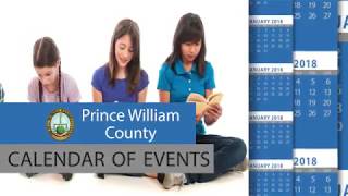 Prince William County Calendar of Events January 2018 [upl. by Freemon]