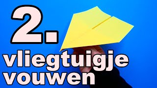 2 papieren vliegtuig vouwen origami [upl. by Nats]