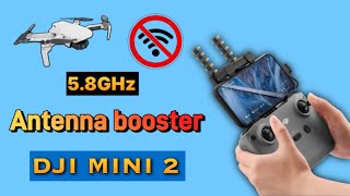 DJI MINI 2  YAGI ANTENNA BOOSTER TEST [upl. by Dana]