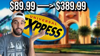 Universal Studios Orlando Express Pass EXPLAINED [upl. by Esau]