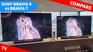 Sony Bravia 9 vs 7 Demonstration and Features Comparison [upl. by Licko]