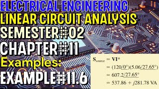 Linear Circuit Analysis  Chapter11  Example116  Basic Engineering Circuit Analysis [upl. by Yrocaj]