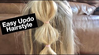 Easy 12 Up Hairdo for Women  365 Days of Hairstyles [upl. by Gnaw780]