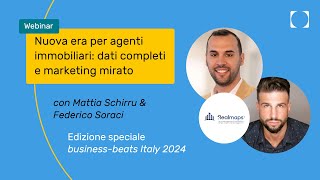 Nuova era per limmobiliare dati completi e marketing mirato con RealMaps  Speciale businessbeats [upl. by Elagibba]