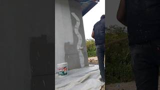 wall painting design installation construction shorts [upl. by Olram645]