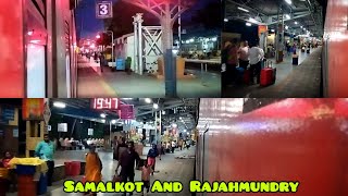 Samalkot And Rajahmundry Railway Station Visakha ExpressITZ VLOGGER PINTU [upl. by Ettenor301]