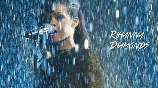 Rihanna  Diamonds Acoustic Live [upl. by Kolivas]