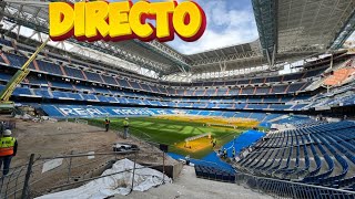 🔴 DIRECTO INTERIOR SANTIAGO BERNABEU 25 octubre 🔴 Obras Santiago Bernabéu 🚧 [upl. by Sinoda549]