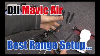 Best Antenna Setup for Long Range on the DJI Mavic Air Goto 135 [upl. by Netsreik563]