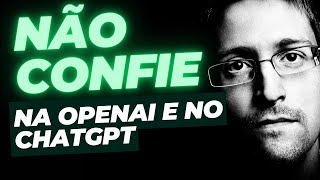 Não confie na OpenAI [upl. by Tildi]