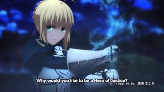 Fate  stay night Saber Trailer [upl. by Nnylf]