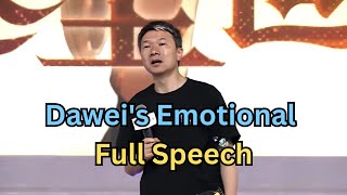 Eng Subs Dawei cries after feeling everyones enthusiasm during his speech  Genshin FES 2024 [upl. by Ellehcear]