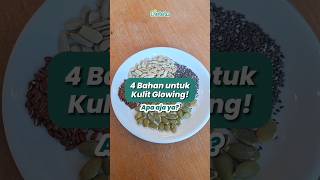 Kulit tambah glowing karena makan ini😉 kulitglowing glowing tipsglowing flaxseed chia pumpkin [upl. by Darleen]