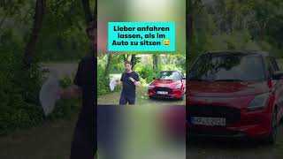 Lieber anfahren lassen als im Auto zu sitzen 😅carwow carwowdeutschland suzuki [upl. by Tomas]