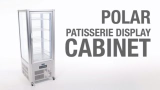 Polar Patisserie Display Fridge 400Ltr GD881 [upl. by Tsirhc]