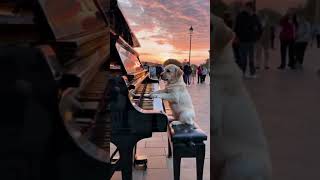 Paws on the Piano Meet the Dog Whos a Musical Genius shorts [upl. by Ahsar732]