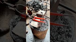 Forging iron hoeing forkdo you know its usage craft tools shorts [upl. by Heddy39]