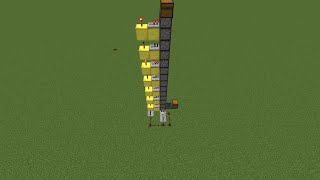 Minecraft Tutorial  Dropper Item Elevator [upl. by Nilram183]