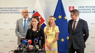 LIVE🔴 Splnomocnenci vlády predstavujú agendu Národné projekty za 13 miliónov eur [upl. by Atiuqaj]