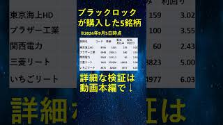 世界最大の機関投資家ブラックロックが購入している5銘柄高配当株投資株式投資配当金生活nisa新nisa投資投資初心者資産運用 [upl. by Costanza]