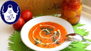 Tomatensuppe aus eingelegten Tomaten  Vorräte verbrauchen [upl. by Noirret]