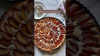 Plums and Almond Tart  Tart de ciruelas y almendra mamaiacookingspanishinamerica [upl. by Septima397]