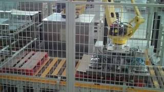 Palletizado Automático Robotizado de Sal en Packs [upl. by Theda]