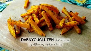 Oven baked pumpkin fries  Gluten Free [upl. by Bondon]