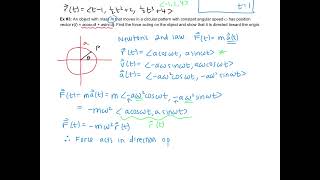 Calc 3 134 Notes Motion in Space  Velocity amp Acceleration [upl. by Gerald]