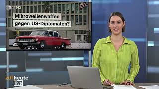 Mikrowellenwaffen in Deutschland  Geheimdienstexperte bei ZDFheute [upl. by Josephina306]