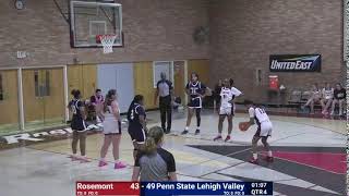 Rosemont Womens Basketball vs PSULV [upl. by Ennirac514]