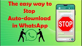 how to turn off auto download on WhatsApp [upl. by Scarito]