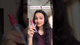 Homemade toner rosewaterforface diy tonerforallskin rose skincare trendingshorts youtube [upl. by Carthy]