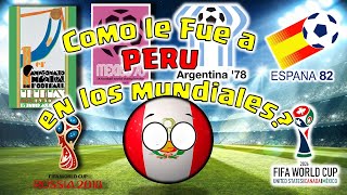 PERU en los mundiales COUNTRYBALL 19302022 [upl. by Cruce223]