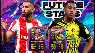 FIFA 22 REVIEW de MATHEUS CUNHA y JOAO PEDRO FUTURE STARS ¿VALEN LA PENA [upl. by Janene]