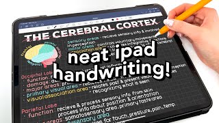 how to write neater on the iPad 📝 [upl. by Niamert530]