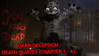 Dark Deception  Death Quotes Chapter 1  4 [upl. by Attela]