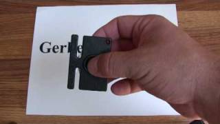 Gerber Ceramic Pocket Knife Sharpener 04307 [upl. by Nahej]