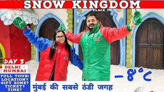 😍👉Open Now  Snow Kingdom Mumbai  FULL TOUR  R City Mall Ghatkopar  12d Cinemagix  Ticket Price [upl. by Hevak]