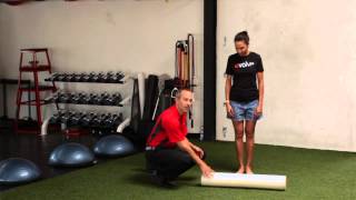 Quadriceps Tendinitis Exercises With Foam Rollers  Preventative Fitness amp Therapy [upl. by Kimmie]