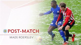 POSTMATCH  Mads Roerslev on Leicester City defeat [upl. by Allin]