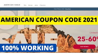 SECRET Promo Code American Eagle  American Eagle Coupon Code [upl. by Akciret183]