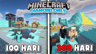 100 Hari di Minecraft Tapi SNOWY PLAINS ONLY Ft Mohercool   Duo Minecraft 100 hari [upl. by Harbison]