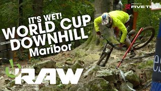 ITS WET Maribor World Cup DOWNHILL MTB  Vital RAW [upl. by Beryl]