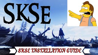 TUTO COMMENT INSTALLER SKSE♦LEÇON DU DOVAHKIIN 06 [upl. by Schwab]