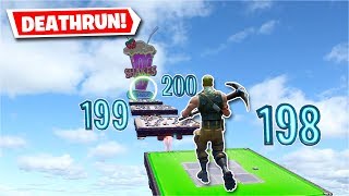 the SUPER EASY 200 Level Default Deathrun Fortnite Creative [upl. by Lienahs]