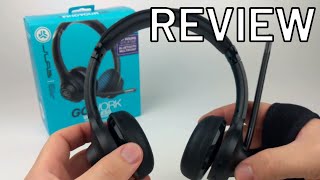 JLab Go Work Wireless Headset Review  Best Work From Home Headsets [upl. by Satsok621]