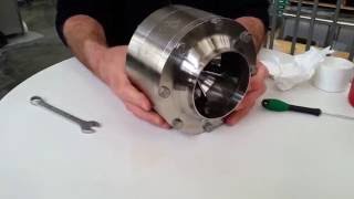 Assembling a YGROS Springless 3 A Sanitary check valve [upl. by Eanert]