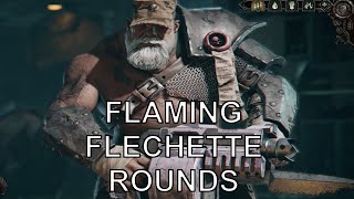 Flaming Flechette Rounds Darktide Ogryn [upl. by Lydell]