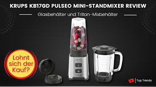 Krups KB17GD Pulseo Mini Standmixer Review  Lohnt sich der Kauf [upl. by Naelopan]